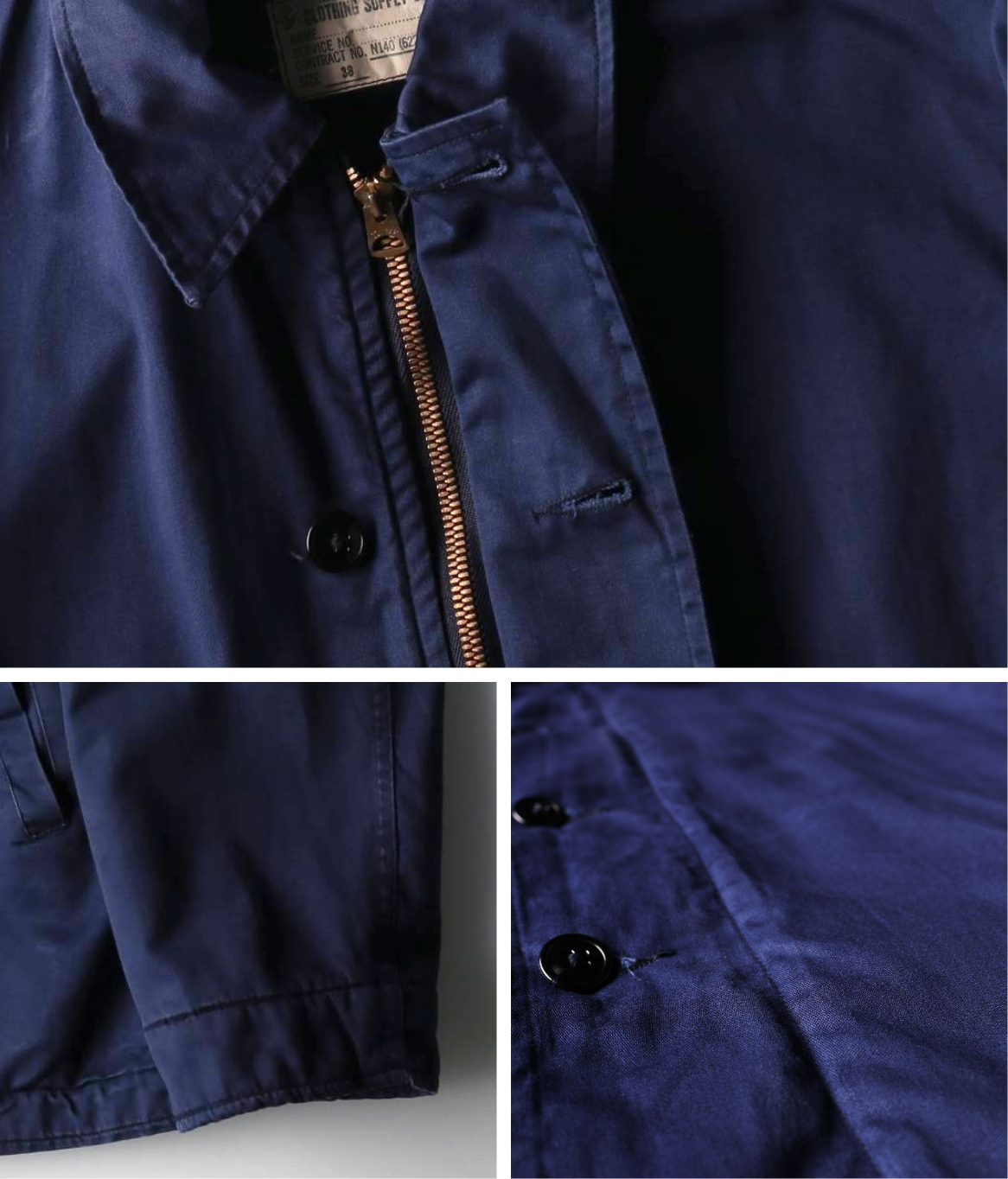 古着屋JAM ユーティリティジャケット ディティール