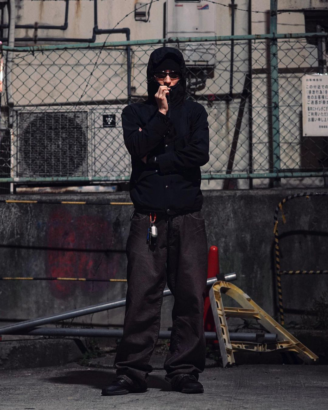 古着屋JAM ルーズストレートパンツ スタイリング