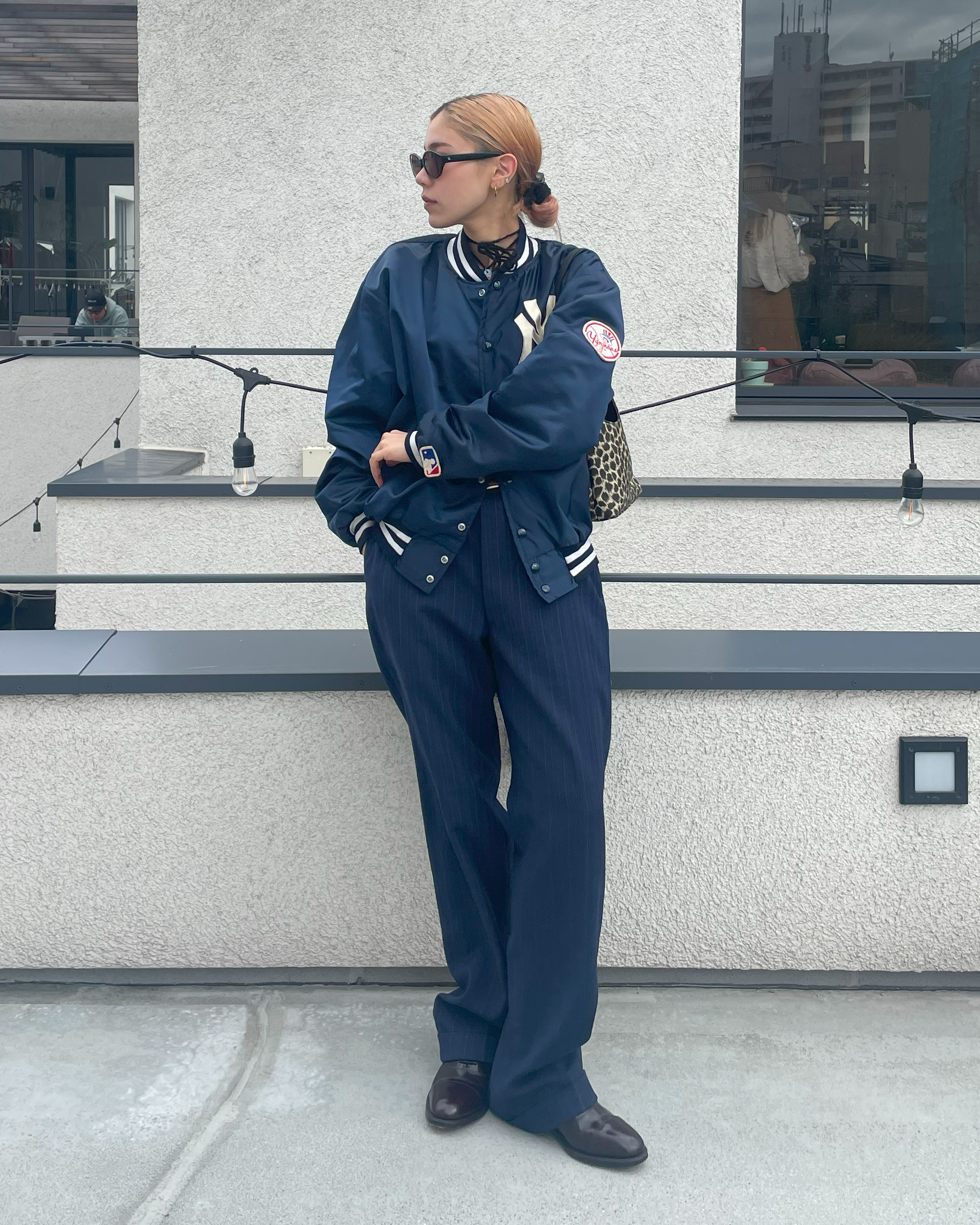 古着屋JAM ルーズストレートパンツ スタイリング