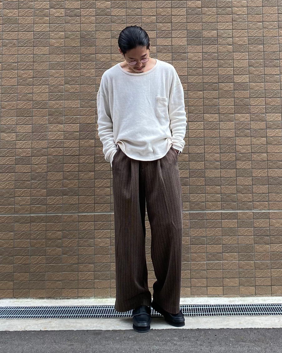 古着屋JAM ルーズストレートパンツ スタイリング