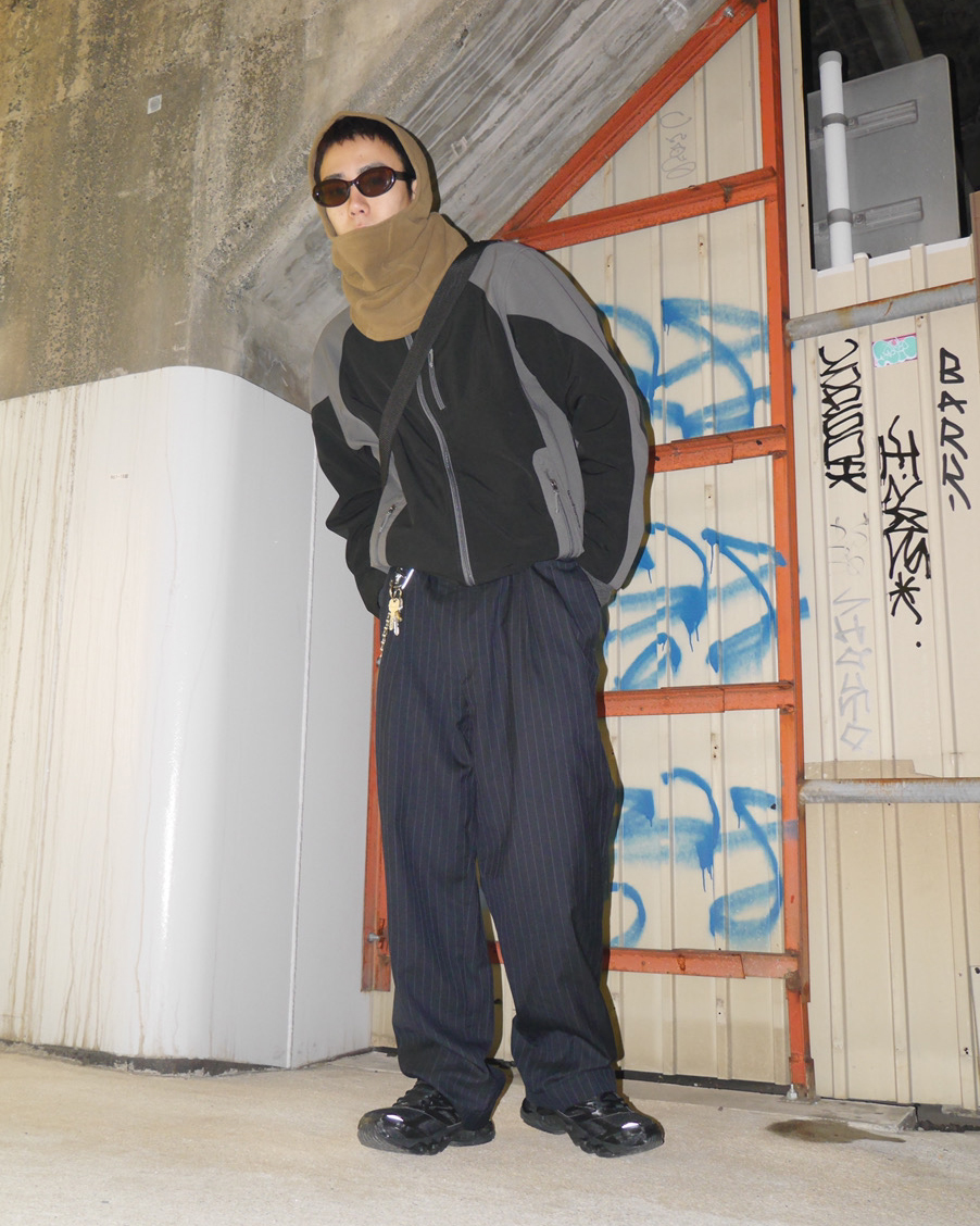 古着屋JAM ルーズストレートパンツ スタイリング