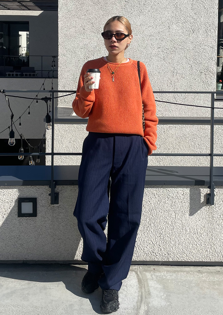 古着屋JAM 無地スウェット コーディネート