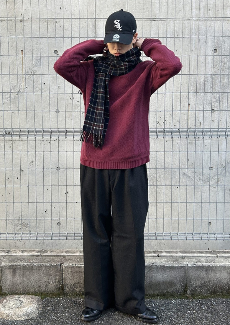 古着屋JAM 無地スウェット コーディネート