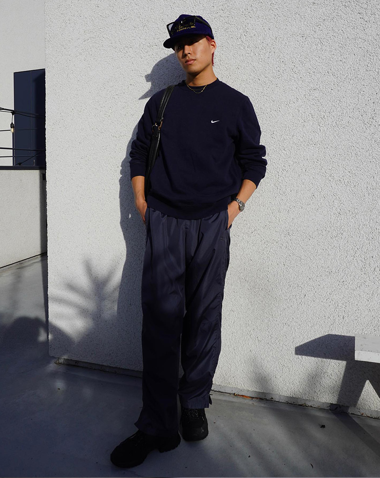 古着屋JAM 無地スウェット コーディネート