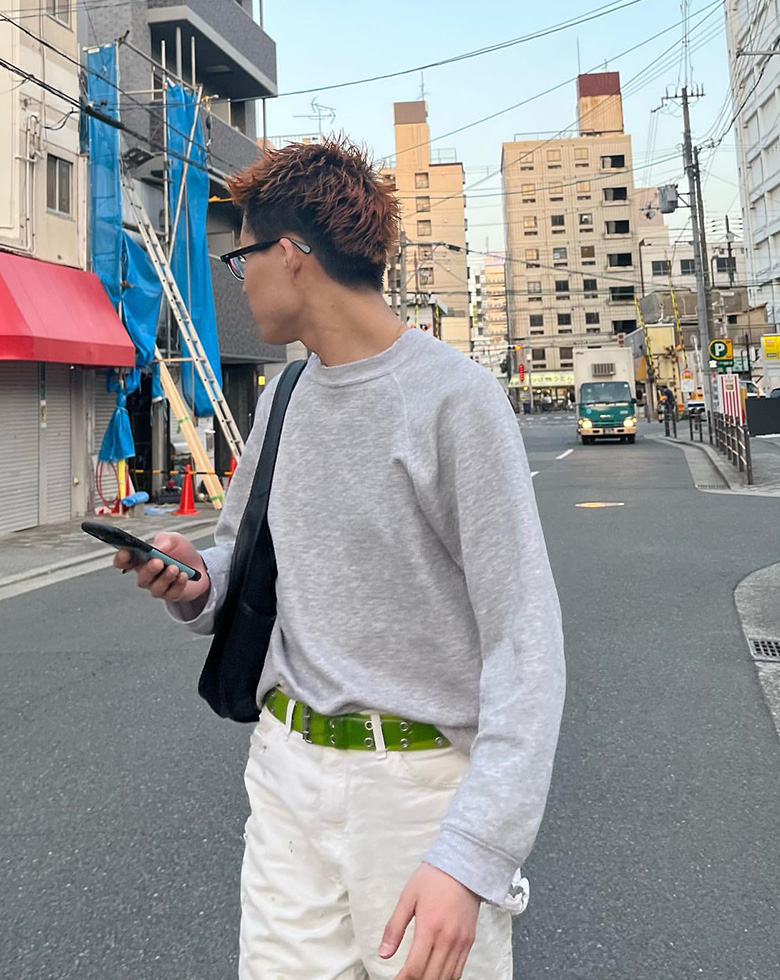 古着屋JAM 無地スウェット コーディネート