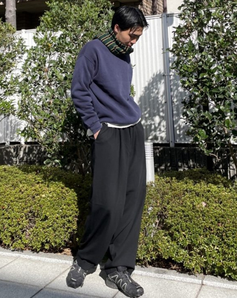 古着屋JAM 無地スウェット コーディネート