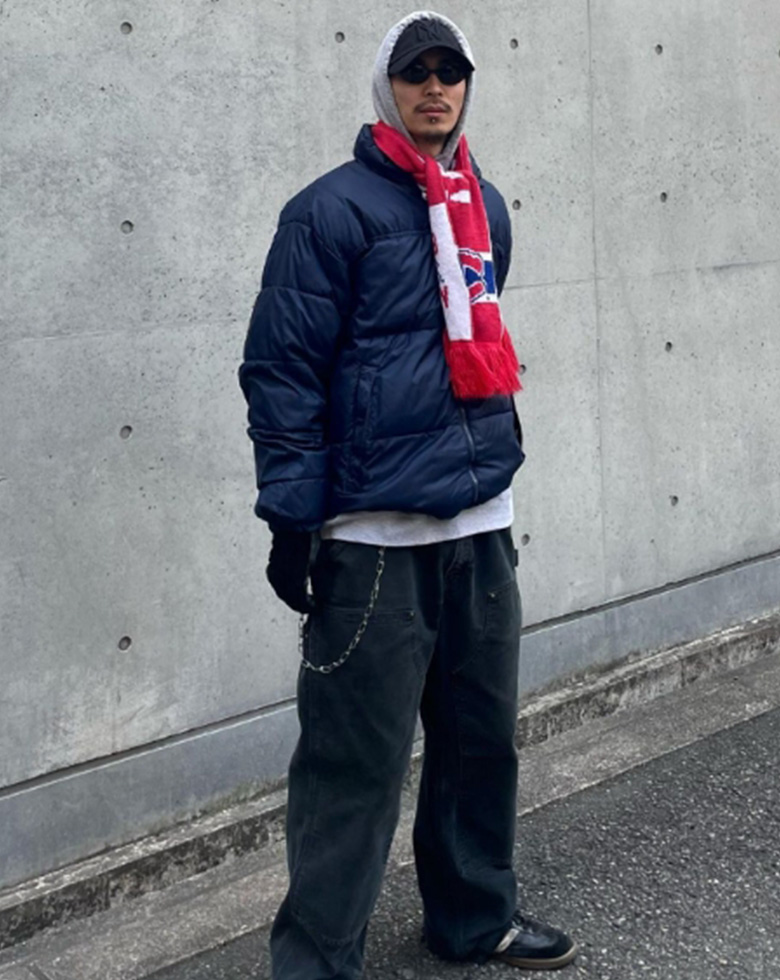 古着屋JAM 無地スウェット コーディネート