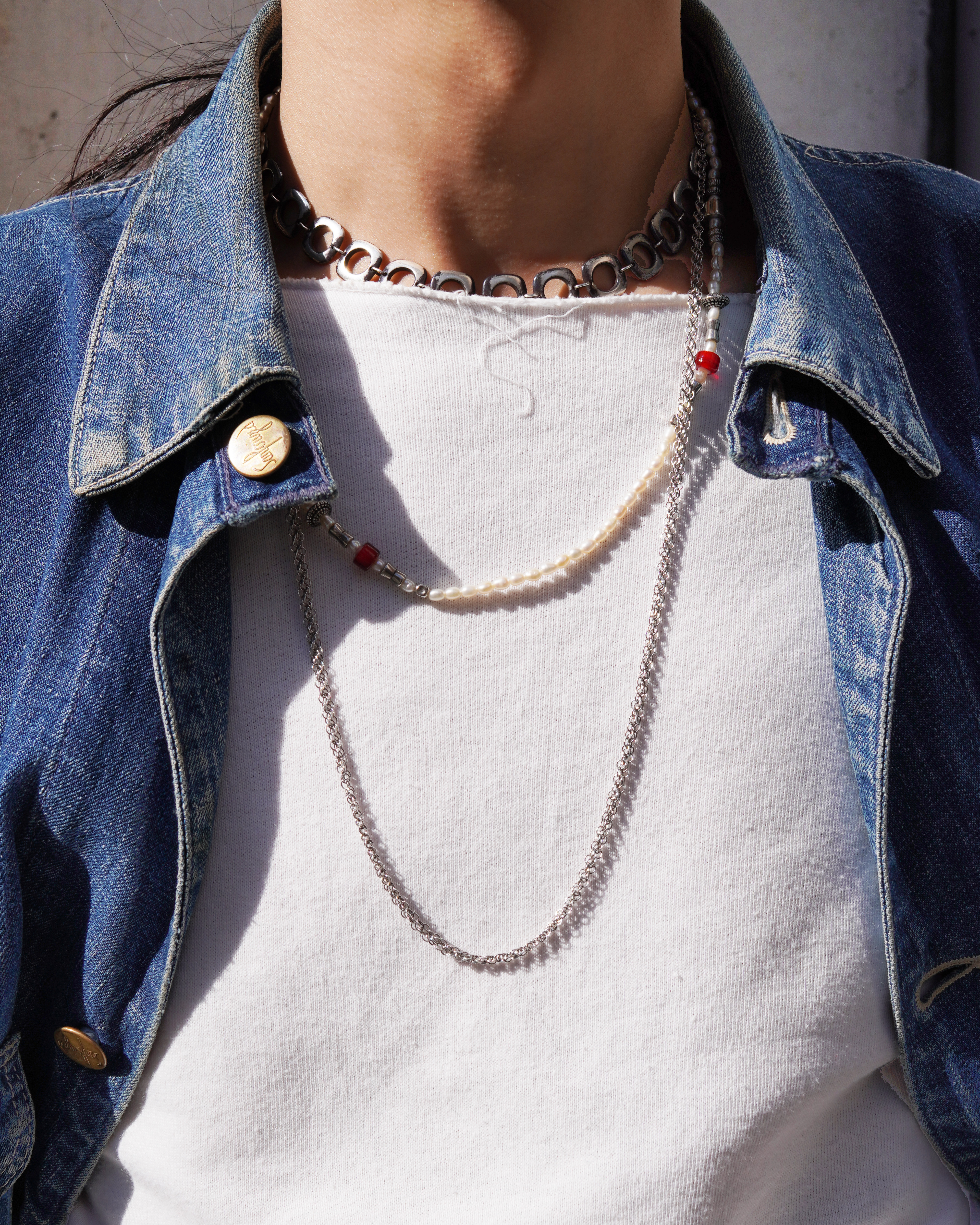 古着屋JAM 古着と眼鏡 コーデ