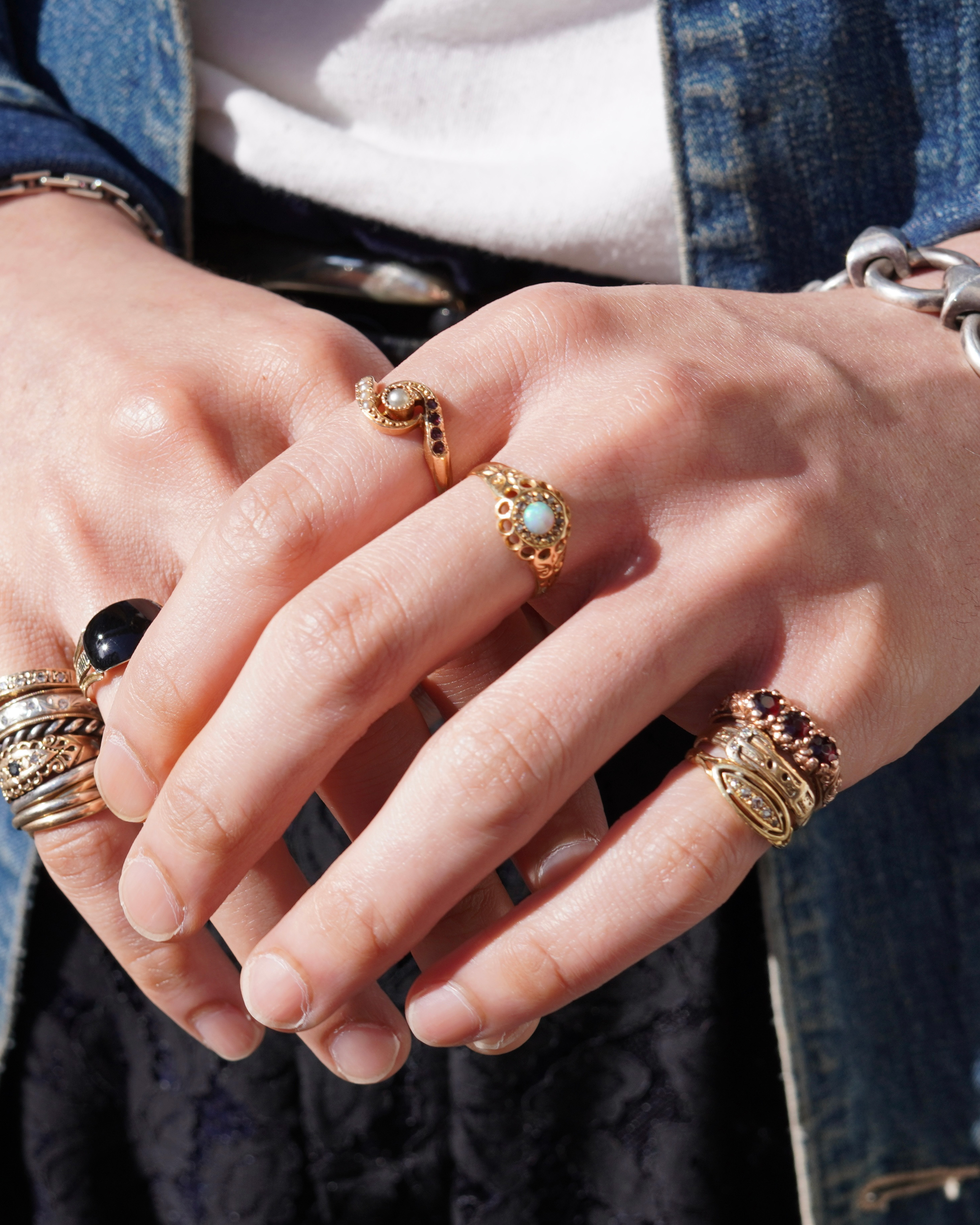 古着屋JAM 古着と眼鏡 コーデ