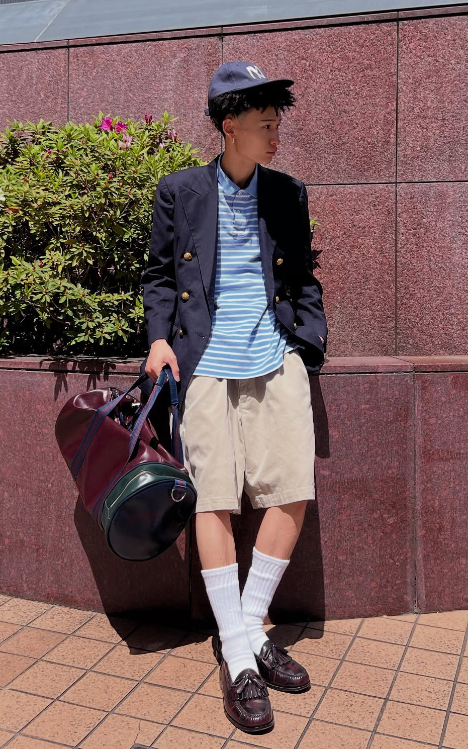 古着屋JAM オーバーサイズ ショートパンツ スタイリング