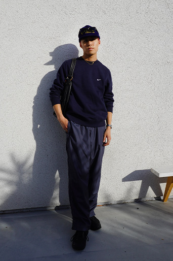 古着屋JAM スポーツMIXスタイリング