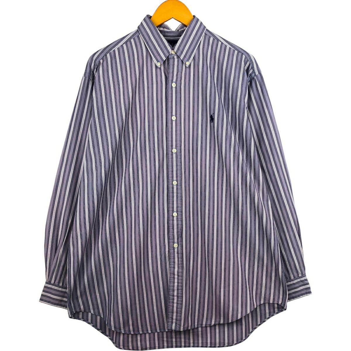 古着 ラルフローレン Ralph Lauren BLAKE マルチストライプ 長袖