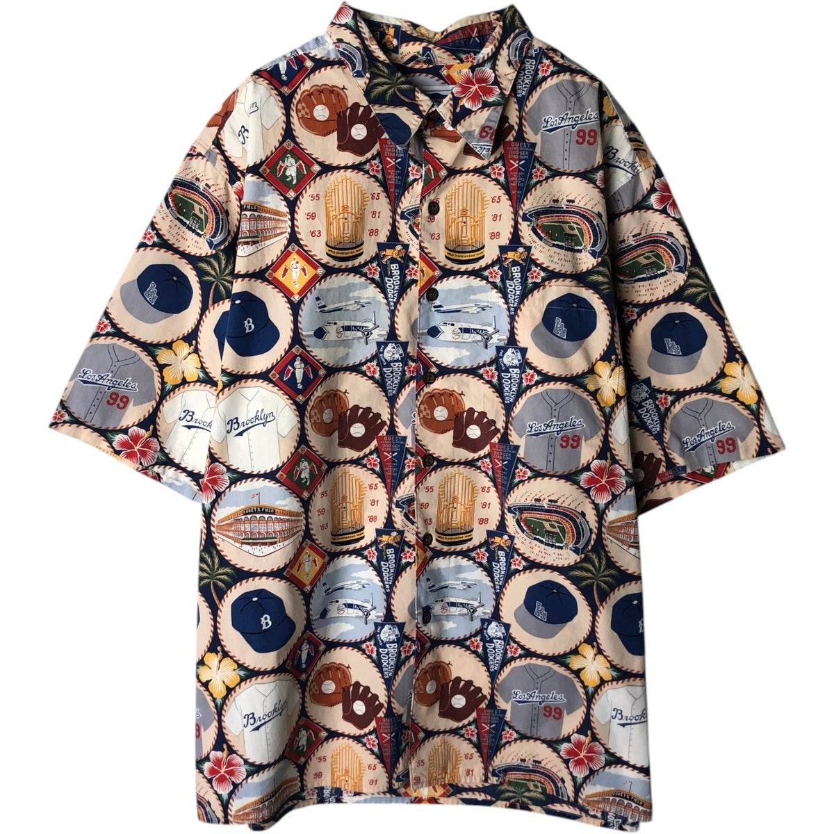 古着 レインスプーナー REYNSPOONER GENUINE MERCHANDISE MLB LOS