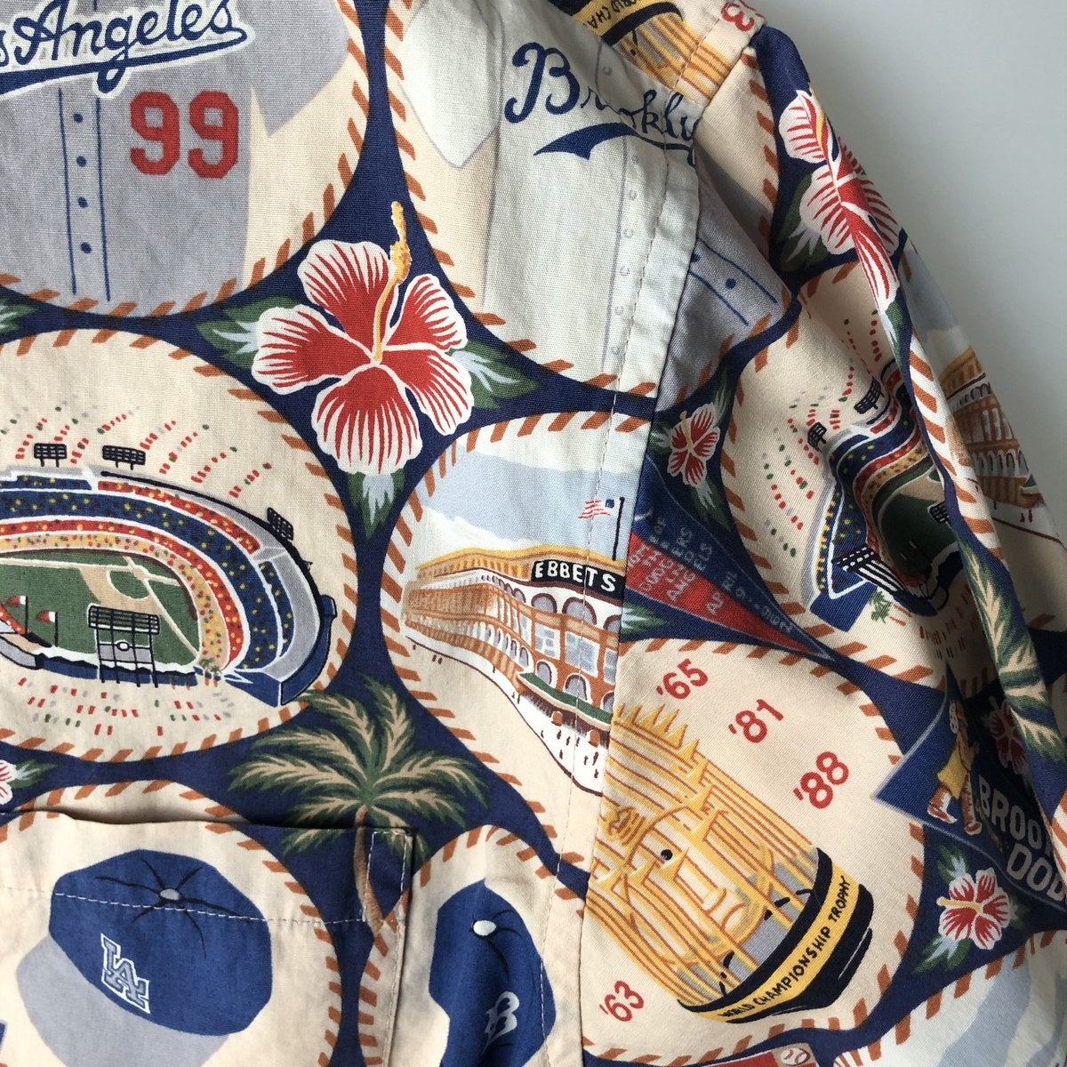 古着 レインスプーナー REYNSPOONER GENUINE MERCHANDISE MLB LOS