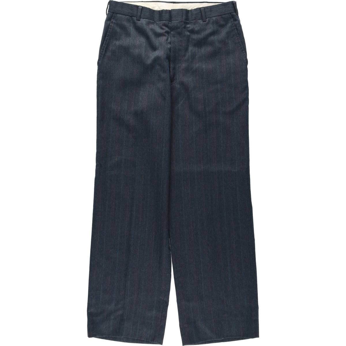 古着 TOM JAMES チェック柄 ツータック スラックスパンツ USA製 メンズ