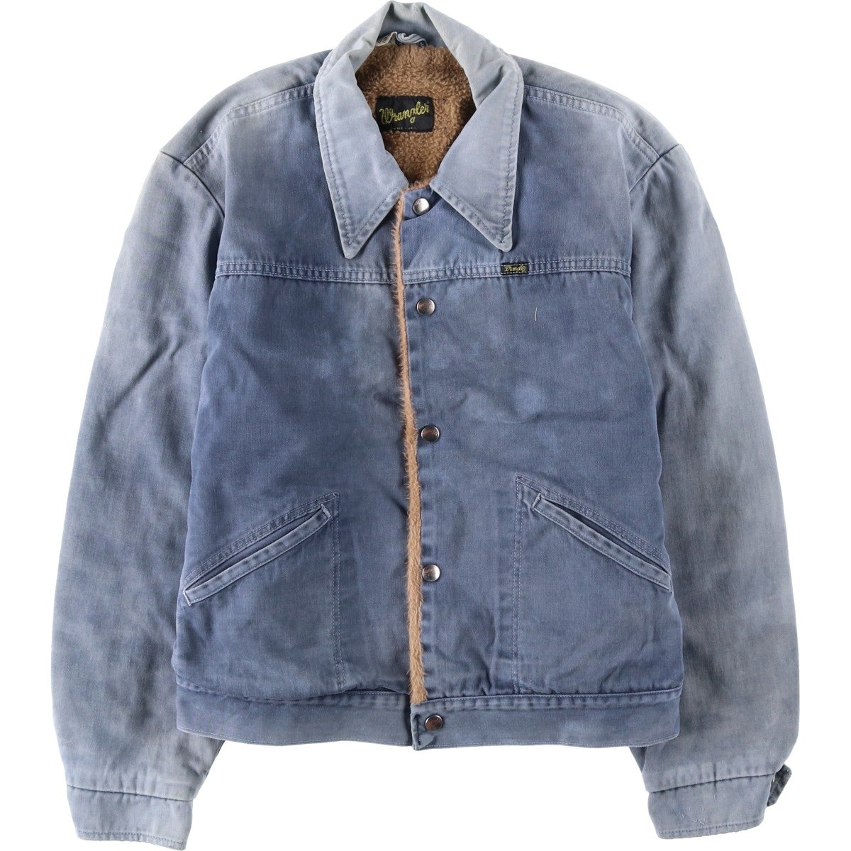 古着 ラングラー Wrangler WORKWEAR 中綿入り フード付き ダックベスト