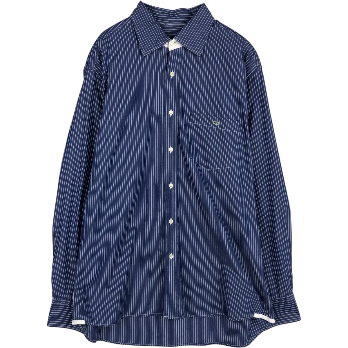 古着 ラコステ LACOSTE 長袖 ラガーシャツ メンズXXL相当 /eaa600762