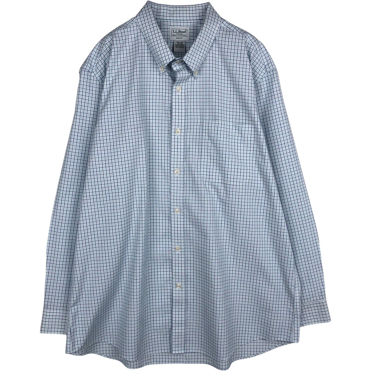 古着 バブアー Barbour TAILORED FIT 長袖 ボタンダウンチェックシャツ