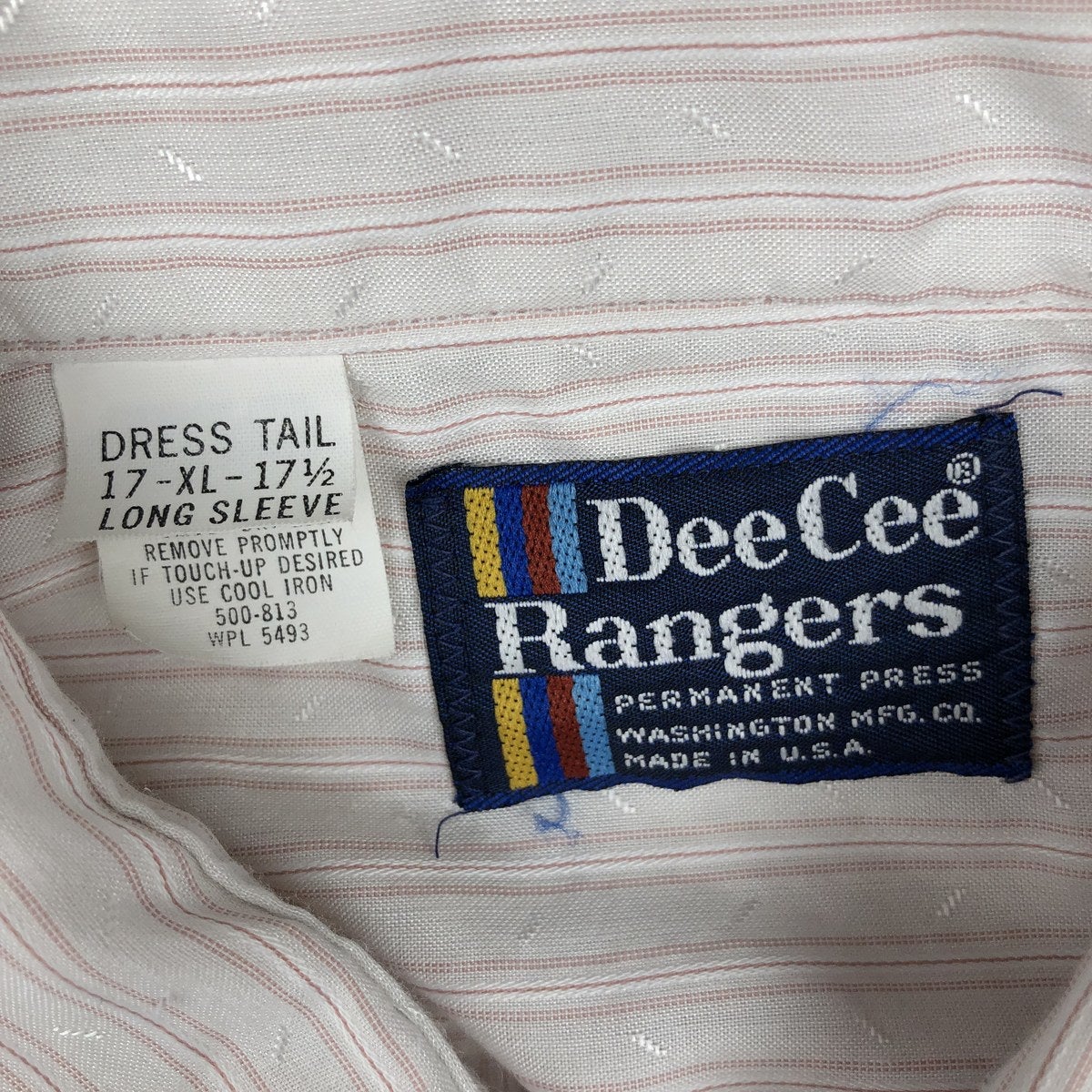 古着 80年代 Dee Cee Rangers ストライプ柄 長袖 ウエスタンシャツ USA