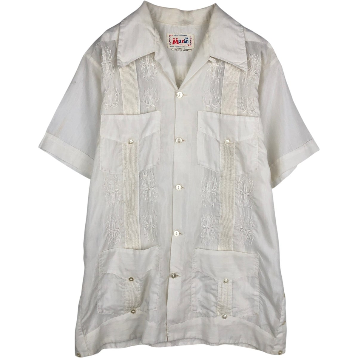 古着 50～60年代 Signature オープンカラー レーヨン ボウリングシャツ