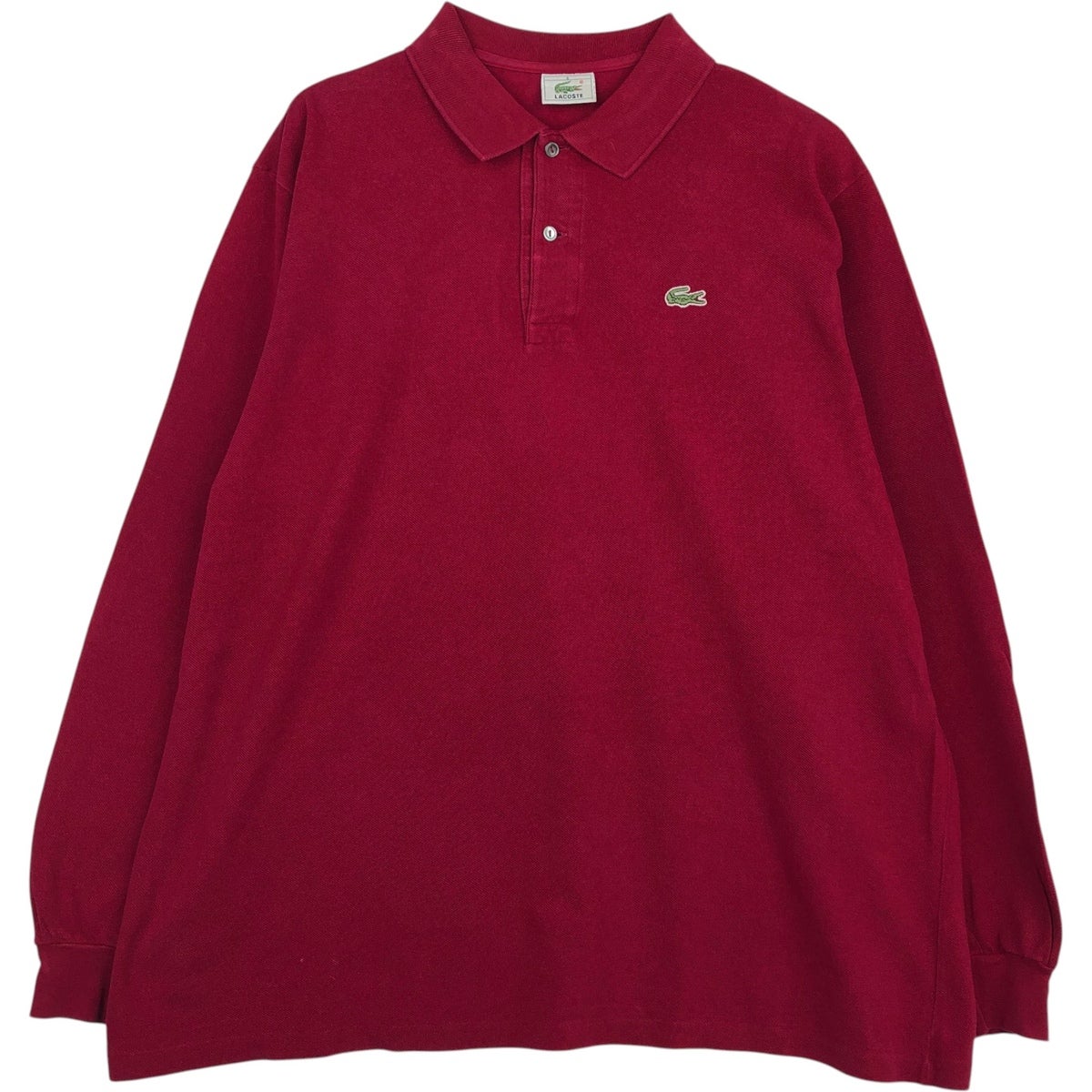 古着 ラコステ LACOSTE CHEMISE フレンチラコステ 長袖 ポロシャツ 5