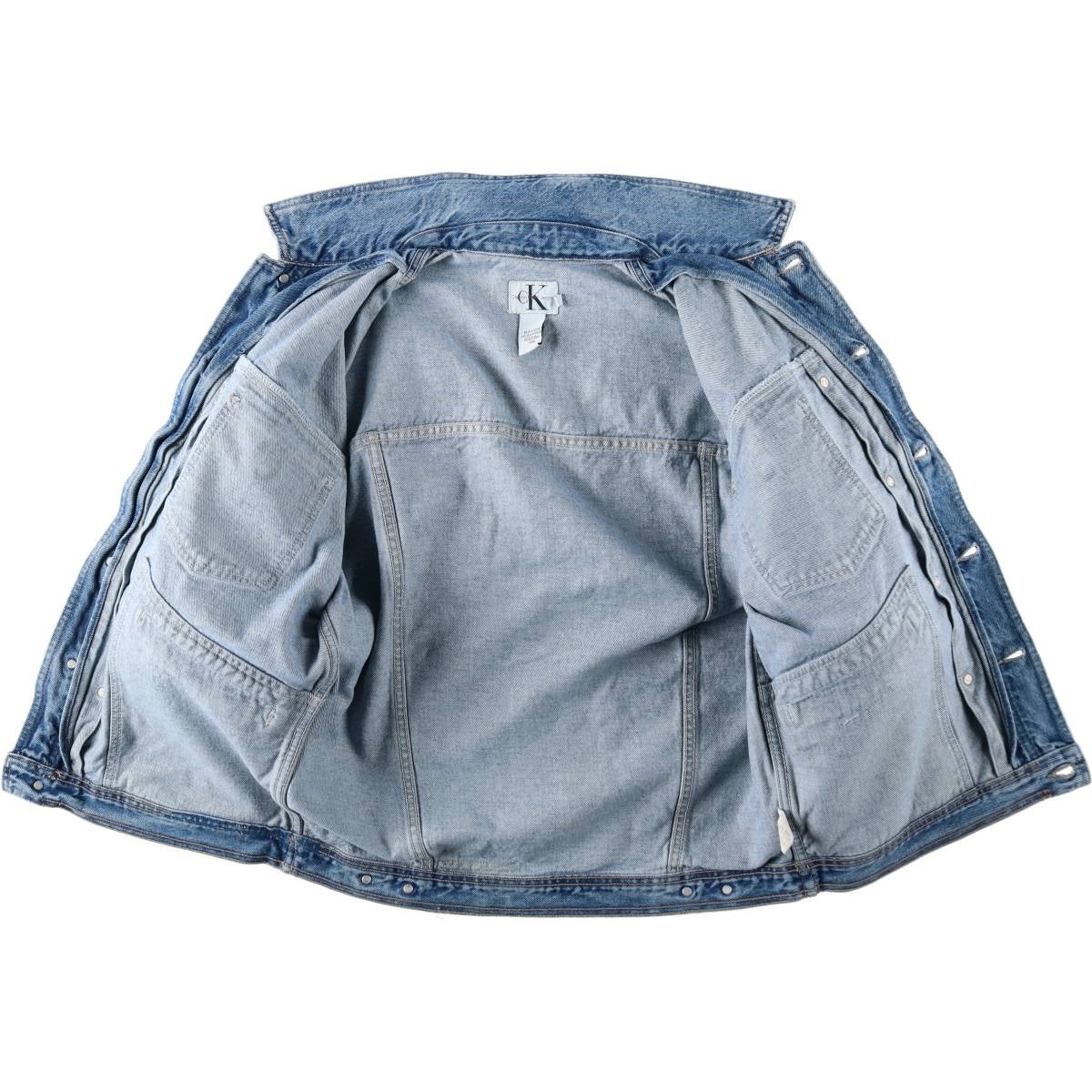 古着 90年代 カルバンクライン Calvin klein デニムジャケット Gジャン