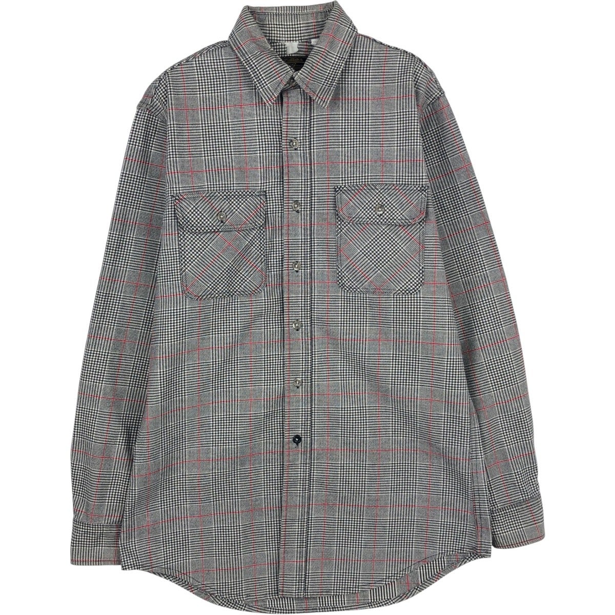 古着 80～90年代 エディーバウアー Eddie Bauer 黒タグ 長袖 ワーク
