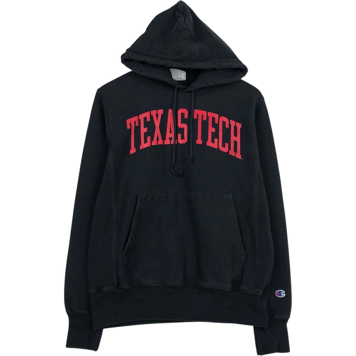 Champion チャンピオン カレッジスウェットパーカー ブラック size S 古着 メンズ レディース Champion（チャンピオン） L/古着 長袖 スウェット パーカー メンズ