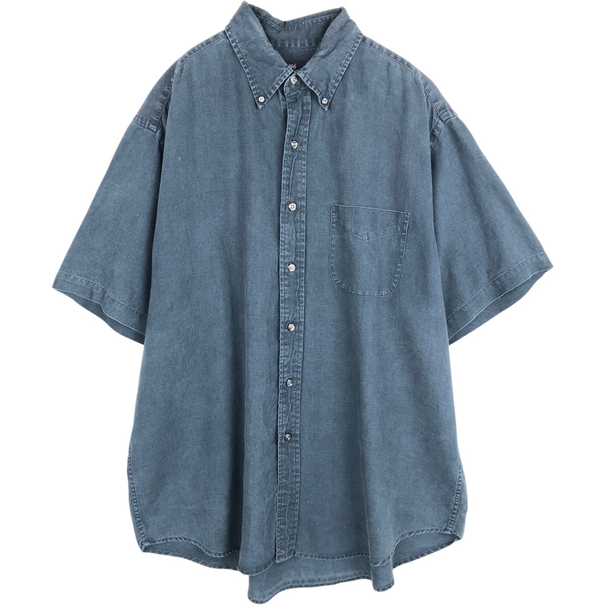 古着 ブルックスブラザーズ Brooks Brothers 346 半袖 リネン ボタン