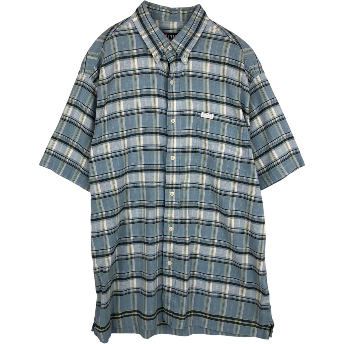 古着 ラルフローレン Ralph Lauren CHAPS チャップス 総柄 半袖