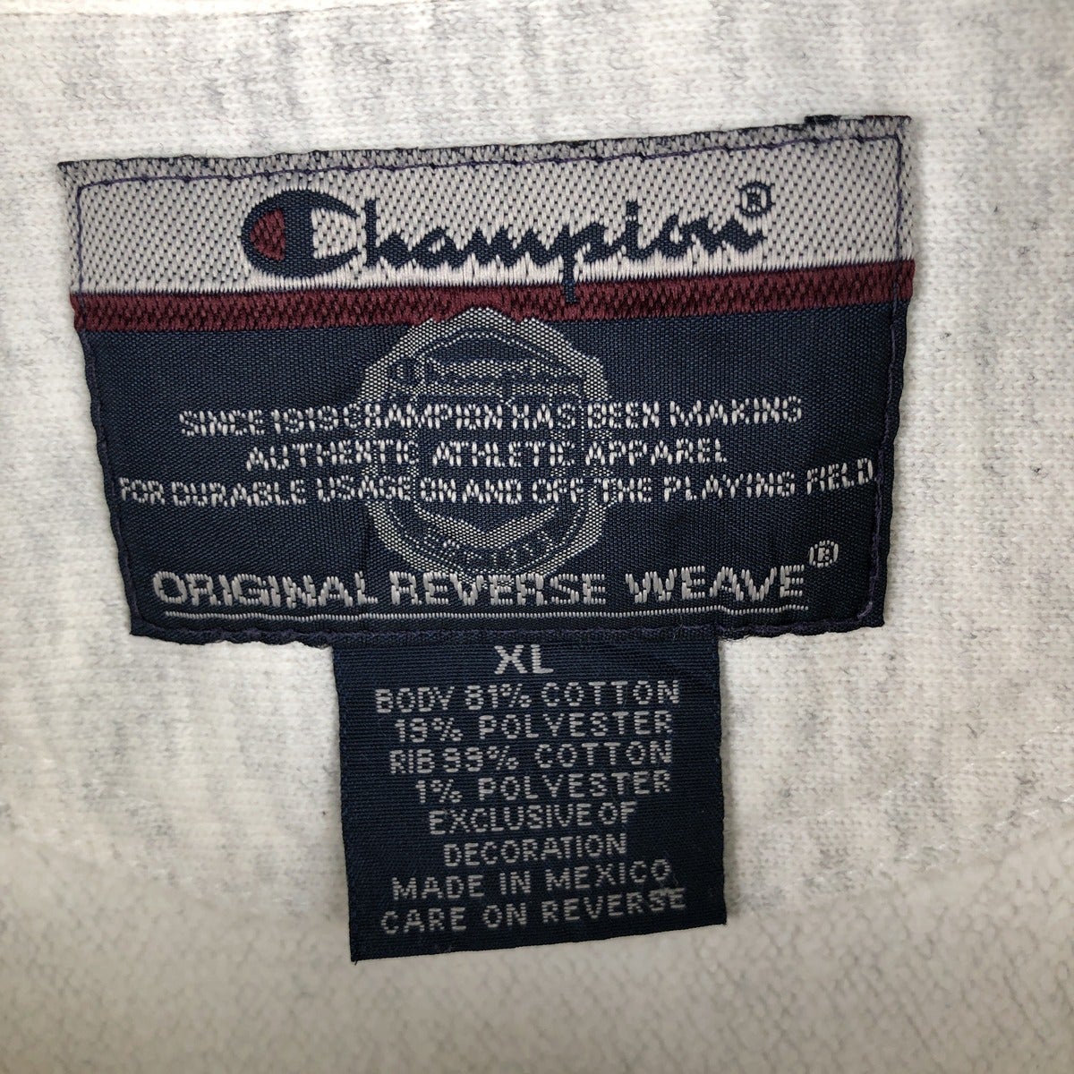 古着 00年代 チャンピオン Champion ORIGINAL REVERSE WEAVE