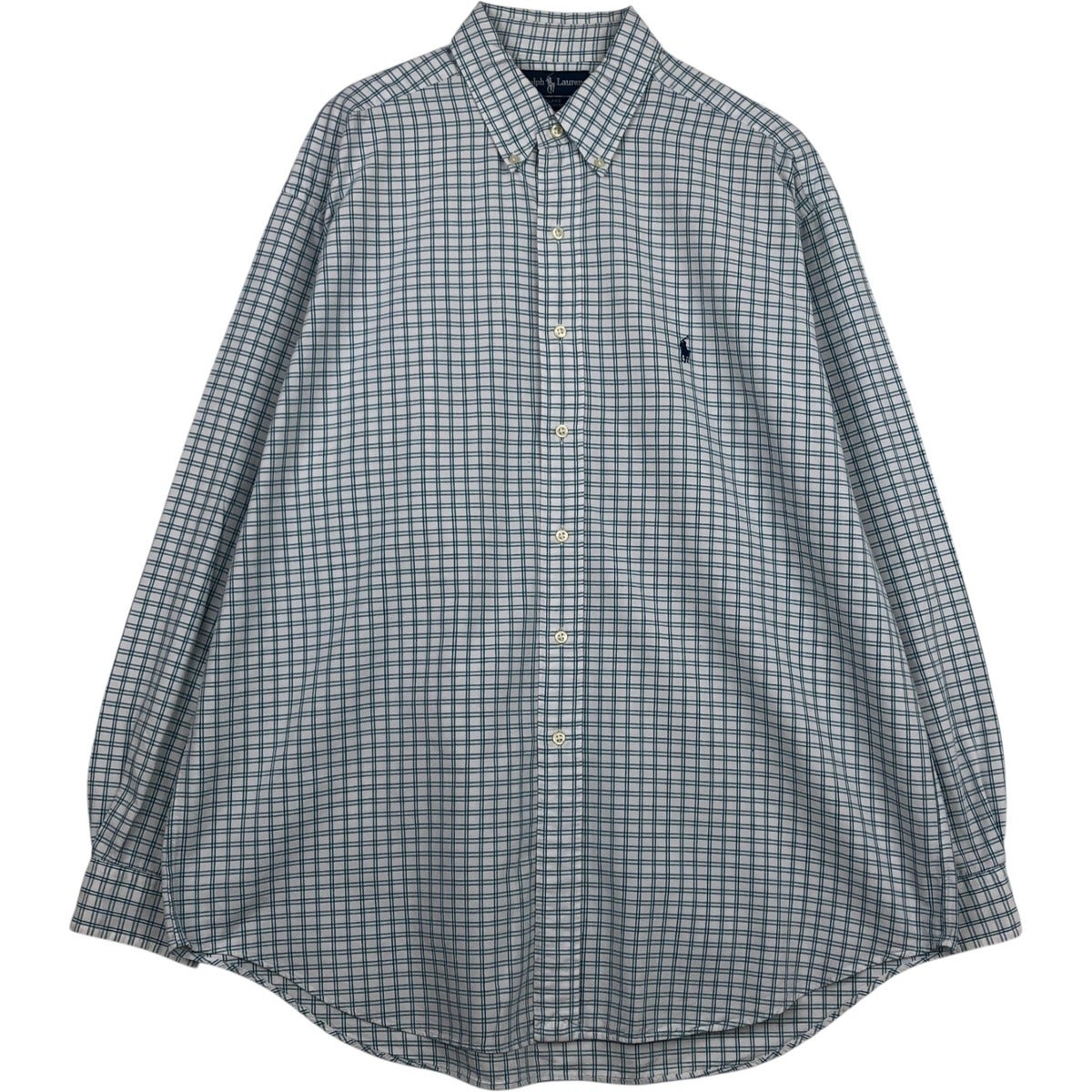 古着 ラルフローレン Ralph Lauren BLAKE 長袖 ボタンダウンチェック