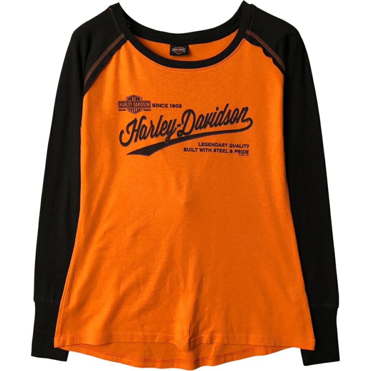 古着 ハーレーダビッドソン Harley-Davidson ロングTシャツ ロンT USA