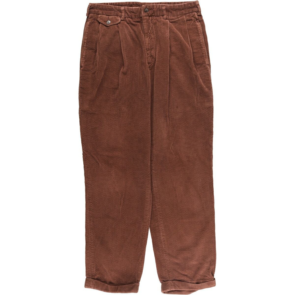 古着 ～90年代 VELLUTO DUCA VISCONTI DI MODRONE ツータック 太畝