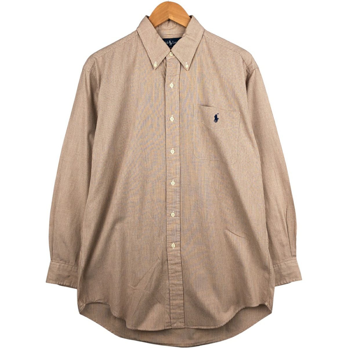 古着 ラルフローレン Ralph Lauren YARMOUTH ガンクラブチェック 長袖