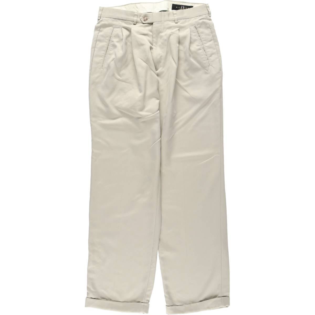 古着 ハガー HAGGAR スラックスパンツ USA製 メンズw33相当 /eaa572761
