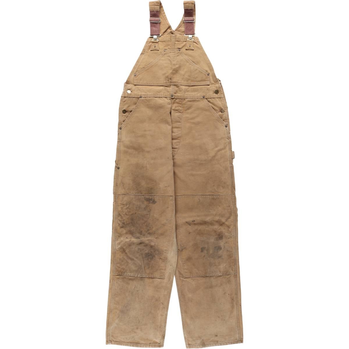 古着 カーハート Carhartt ダブルニー ダック オーバーオール メンズ