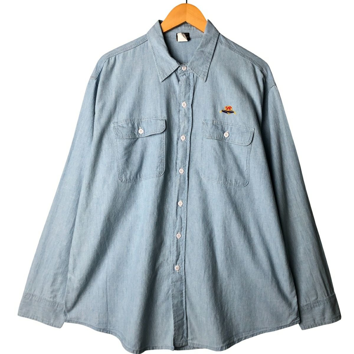 古着 70年代 メルトン MELTON オンブレチェック ウールシャツ