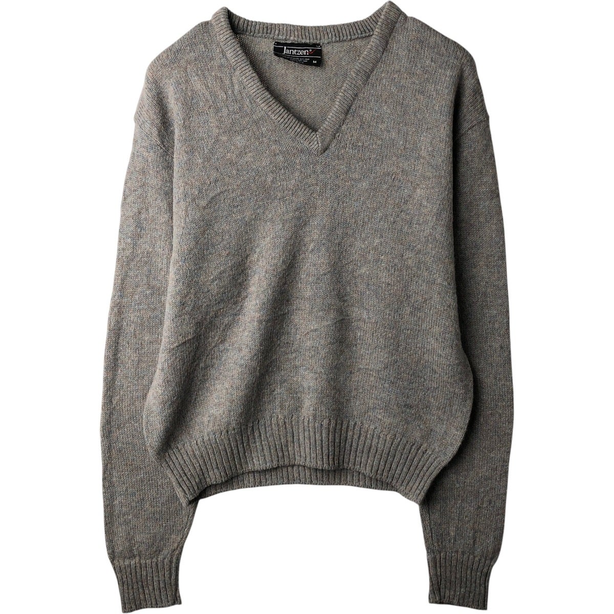 古着 80年代 THE FOX COLLECTION JCPENNY Vネック コットンニット