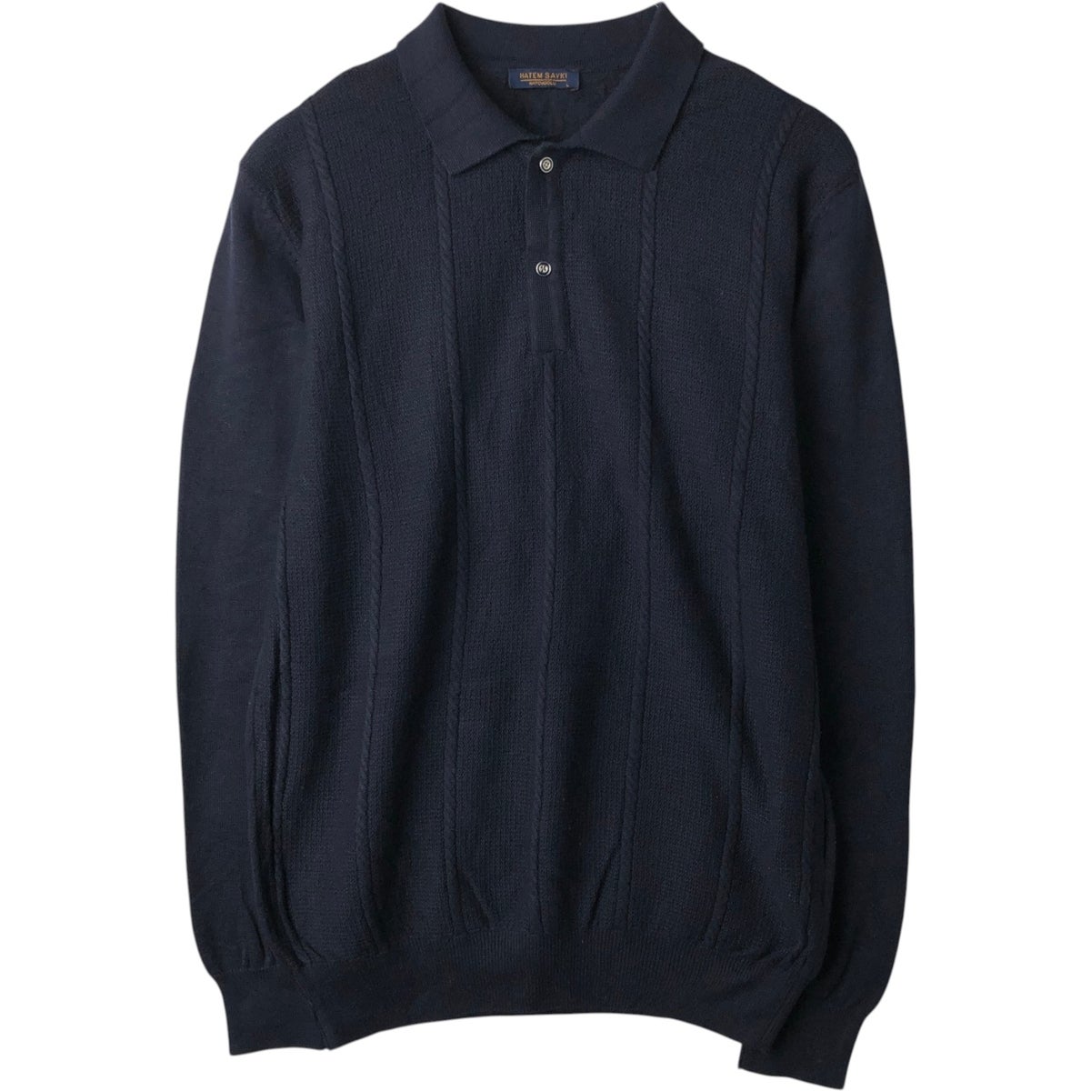 古着 Quaker Marine Supply CO., INC リブ編み タートルネック ウール