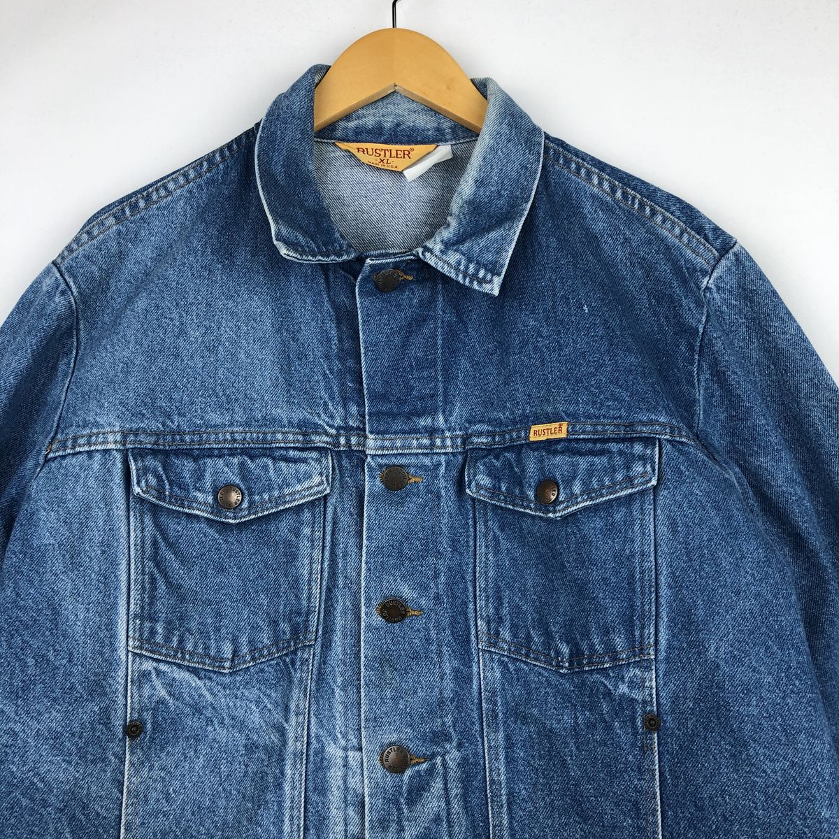 古着 70～80年代 Rustler デニムジャケット Gジャン USA製 メンズXL