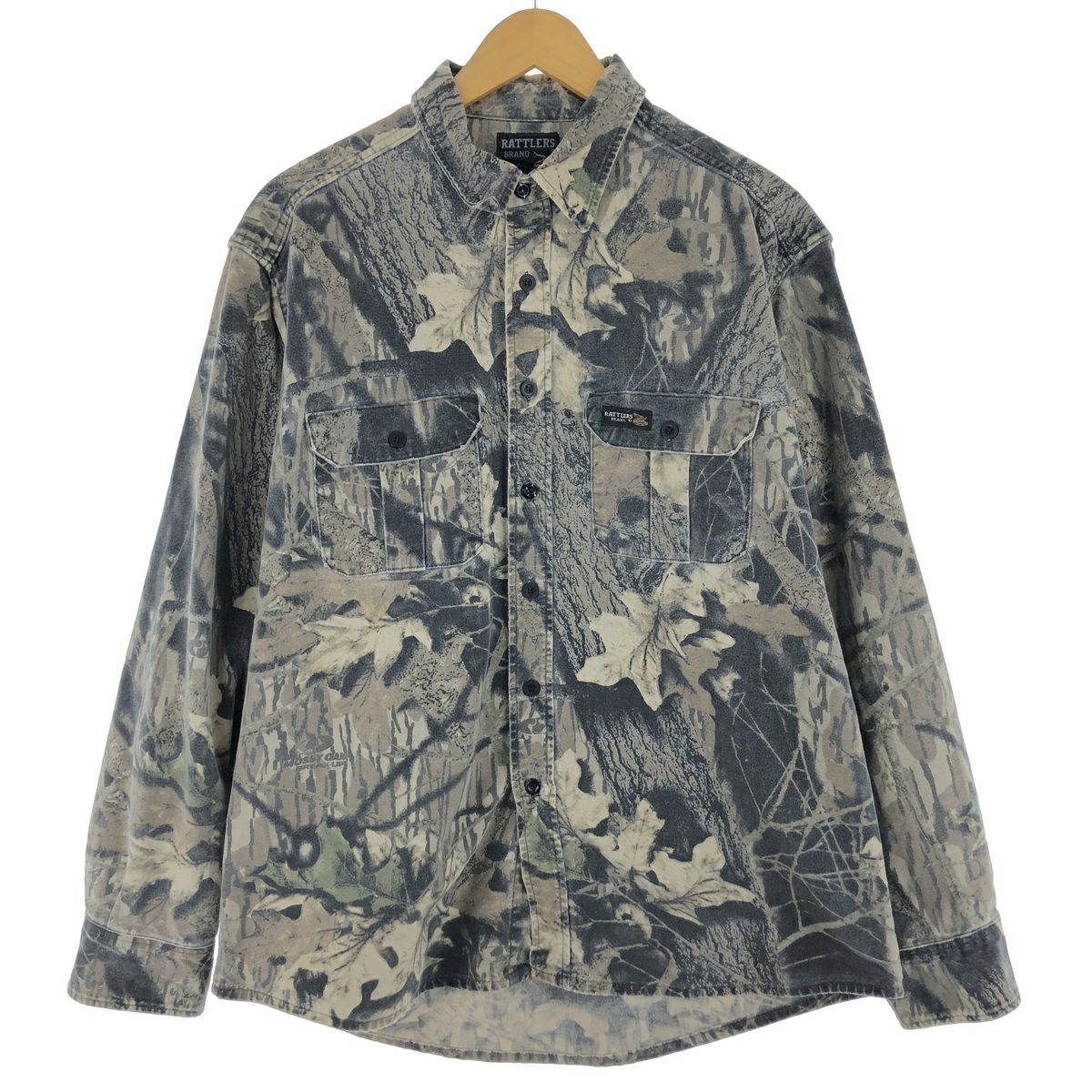 古着 70～80年代 カベラス Cabelas 迷彩柄 ツリーバークカモ 長袖