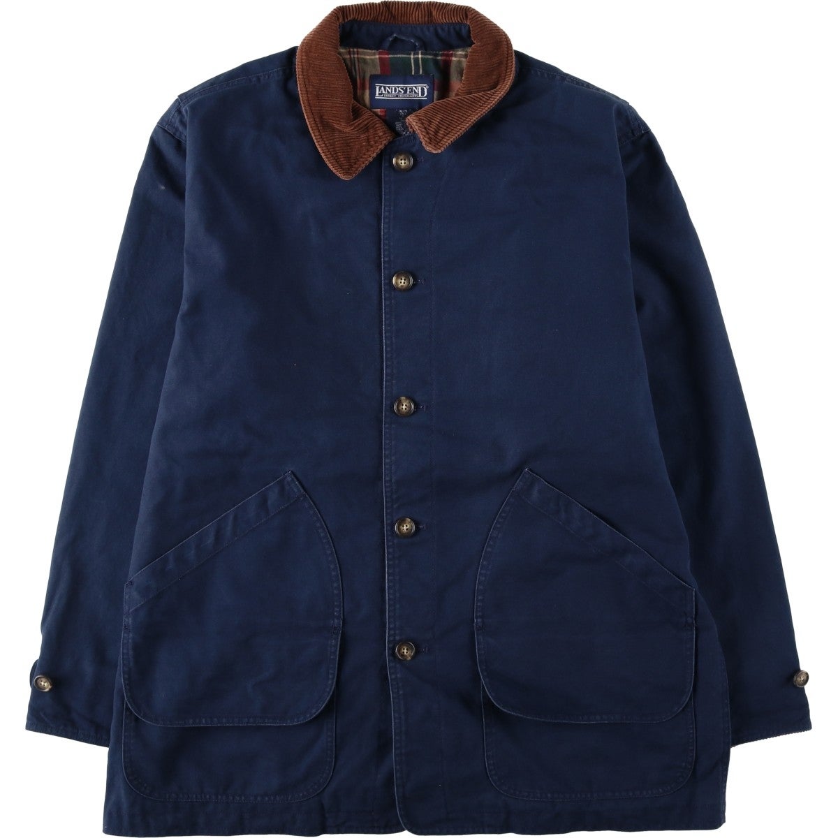 古着 80～90年代 ランズエンド LANDS END ナイロンジャケット メンズL