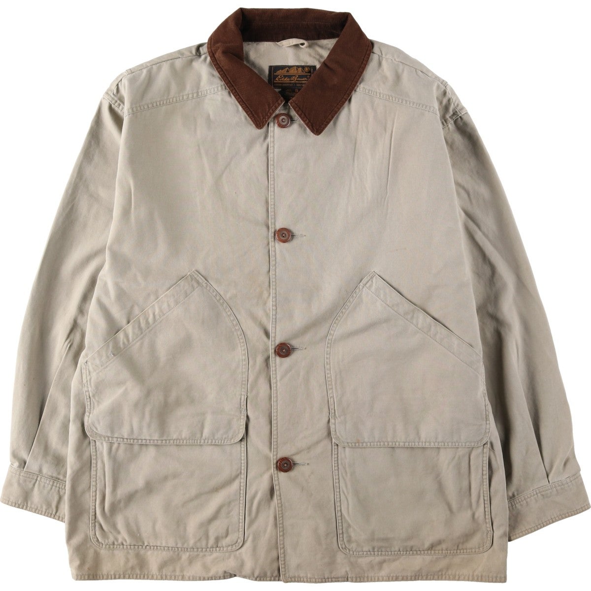 古着 80～90年代 エディーバウアー Eddie Bauer 黒タグ ハンティング