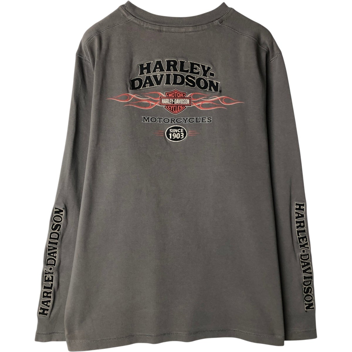 古着 ハーレーダビッドソン Harley-Davidson ロングTシャツ ロンT
