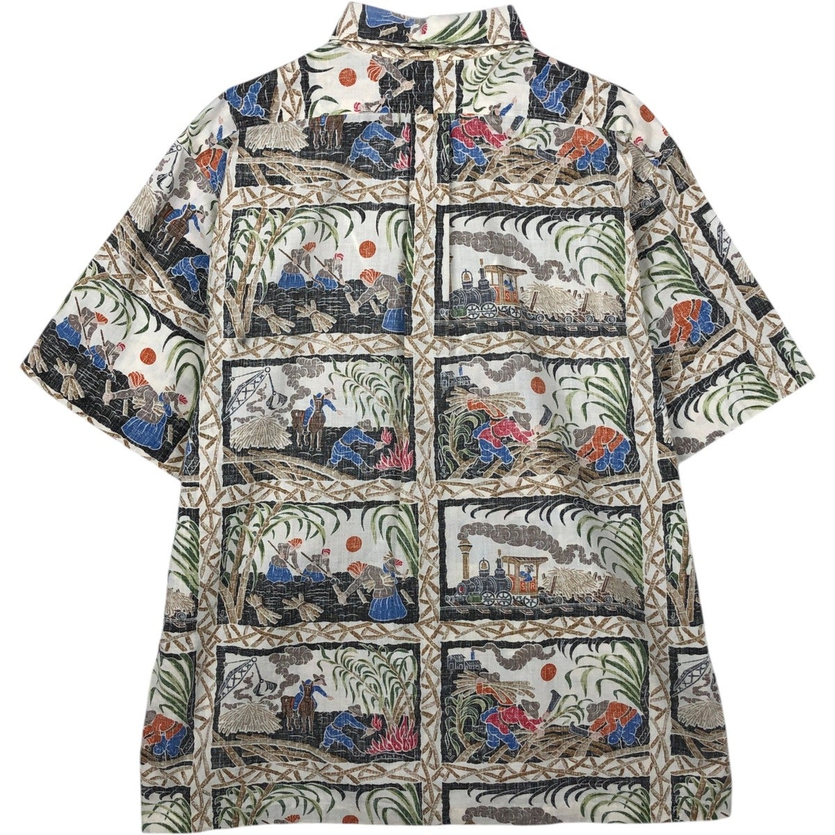 90s【レインスプーナー】D. VAREZコレクション　プルオーバーアロハシャツ 古着 90年代 レインスプーナー REYNSPOONER DIETRICH VAREZ COLLECTION