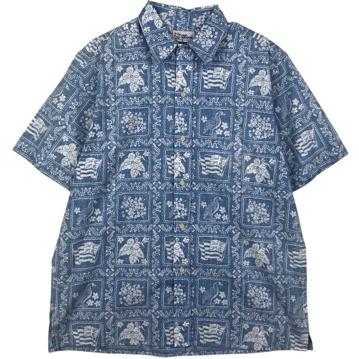 古着 90年代 レインスプーナー REYNSPOONER 水着 ビキニタグ 花柄
