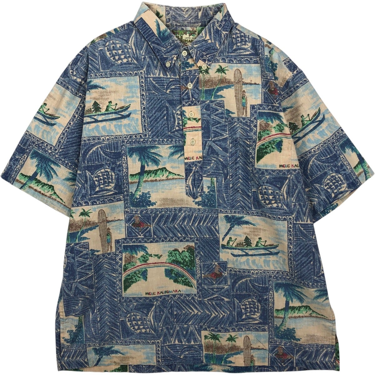 古着 レインスプーナー REYNSPOONER MELE KALIKIMAKA クリスマス限定