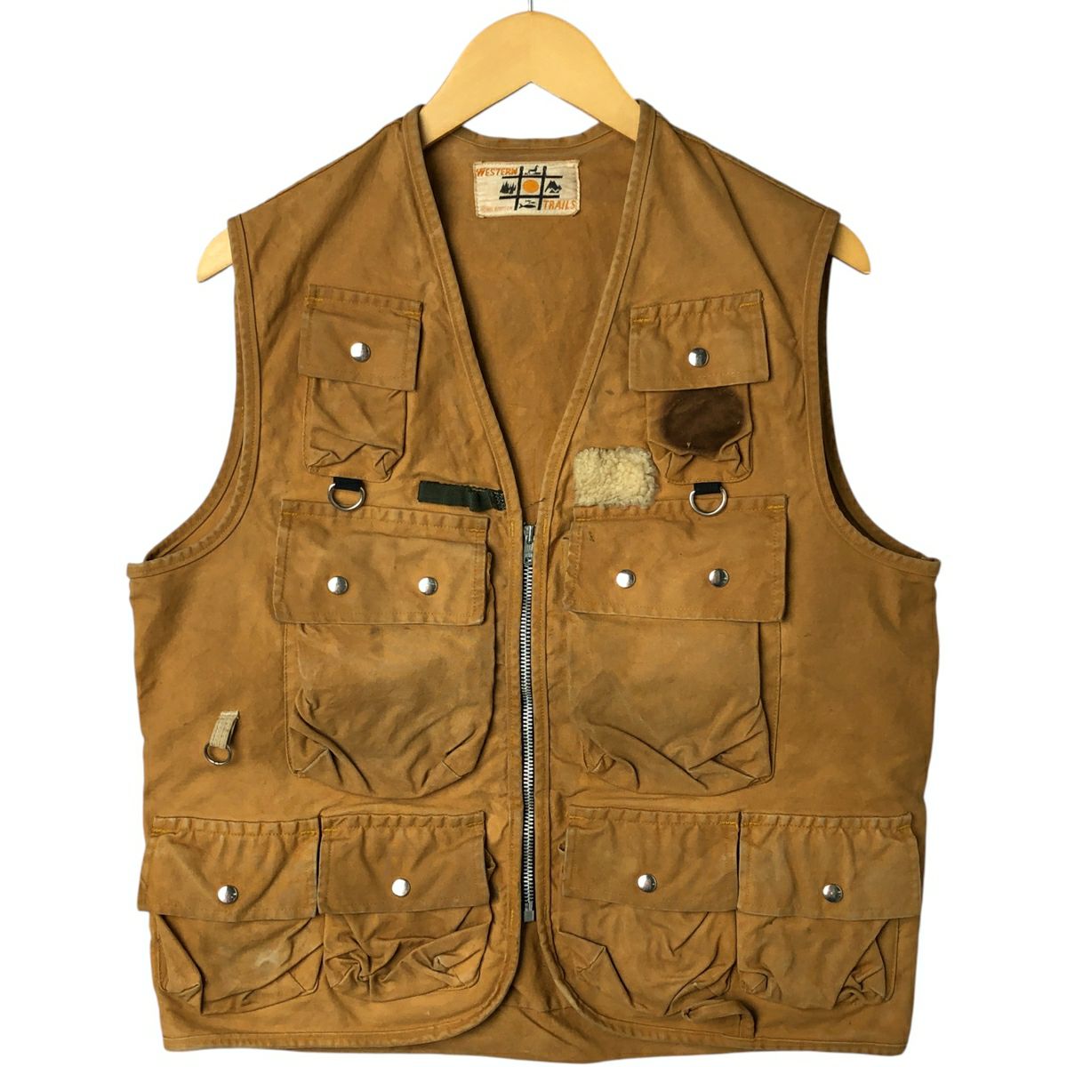 古着 70年代 WESTERN TRAILS フィッシングベスト メンズM相当