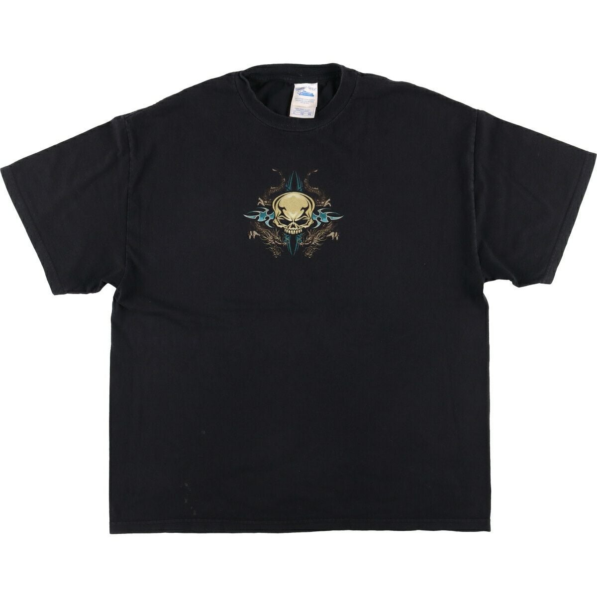 古着 HALLOWEEN ITS THE THING Drop Dead ドクロ柄 スカル柄 プリントT